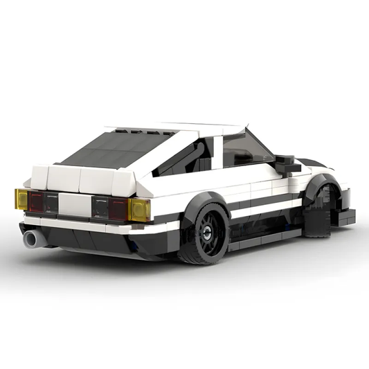 Toyota AE86 Creative Vehicle Racing Car Building Blocks Construction Set with Mini Figures