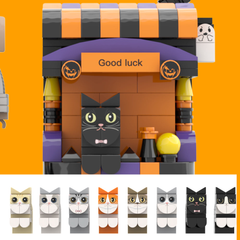 Personalised LEGO-Style Pen Holder & Figurine | Custom Pet or Portrait Brick Figure