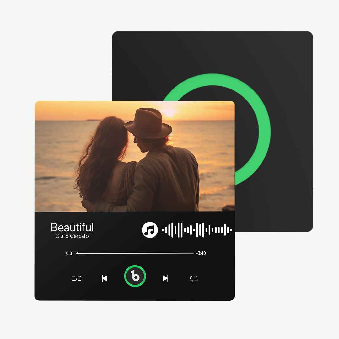 FridgeBeats Frameless Custom Music Fridge Magnet Album Fridge Magnet Anniversary Gifts