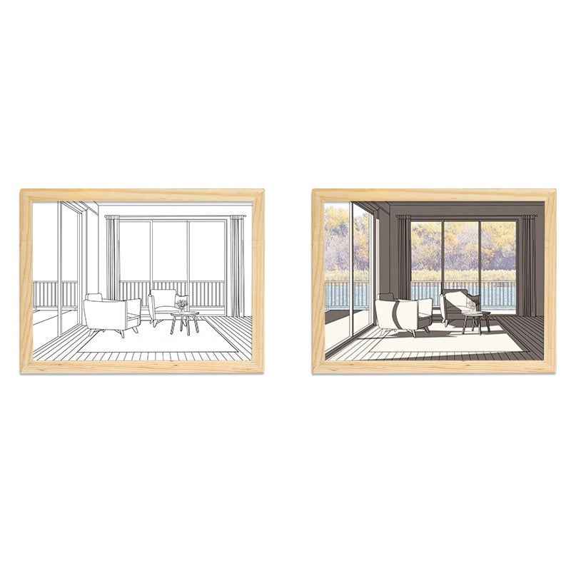 Painting Night Light Creative Sunshine Painting Lamp Home Decoration Gifts