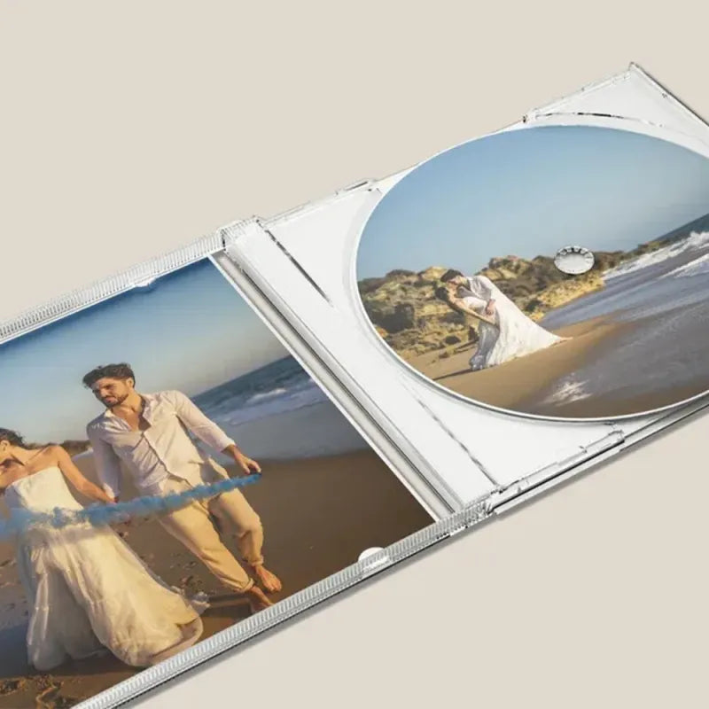 Personalised CD and full‑colour jewel case ready for secure packaging and tracked dispatch — custom CD album gift