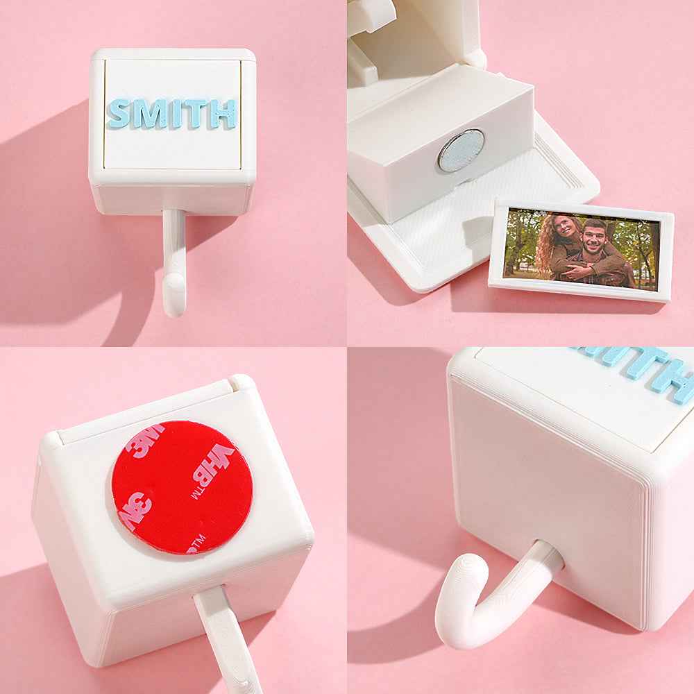 Personalized 3D Printed Gravity Hooks Home Decor Gift for Family