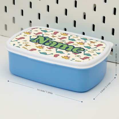 Gift-ready packaging for personalised dinosaur lunch box – perfect personalised birthday or Christmas present for children