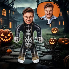 Custom Face Mr. Skeleton Blow Up Dolls Funny Inflatable Balloon Custom Air Doll for Party Favors Horror Halloween Gifts