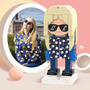 Custom Full Body Cute Brick Figure - Personalised LEGO-Style Block Toy Gift