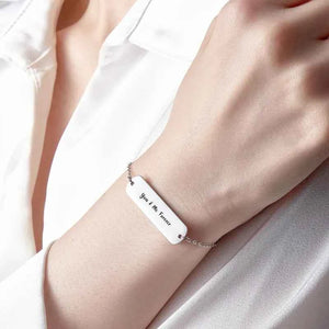 Custom Photo Bracelet Eyes Bracelet Bar Bracelet Gifts for Her