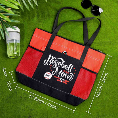 Personalised Baseball & Softball Mum Tote Bag - Unique Gift for Sports Lovers