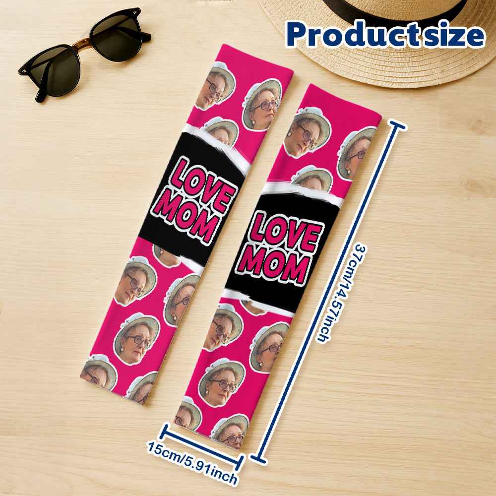 Custom Face Photo Arm Sleeves Summer Gift Birthday Gift