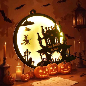 Custom Halloween Light with Name Halloween Home Decor Night Lamp for Halloween Gift