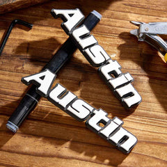 Personalized 3D Name Toolbox Magnet Workshop DIY Accessory Gift for Dad Mechanic