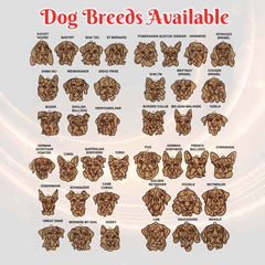 Personalized Line Art Dog Christmas Ornament Christmas Gift for Dog Lover