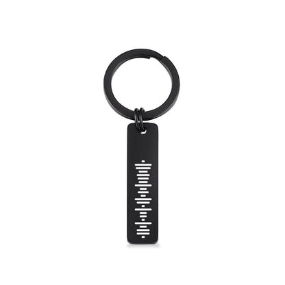 Personalised Spotify Code Keychain | Engraved Music Gift