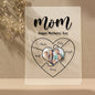 Personalised Spotify keychain in clear acrylic showing printed photo, engraved name and scannable Spotify code – compact personalised photo gift
