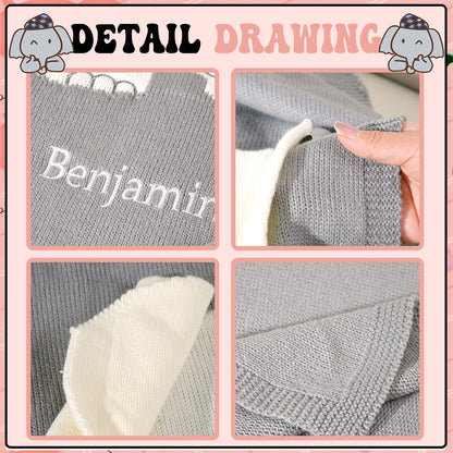 Blanket folded to show 70x100 cm size for prams and cots.