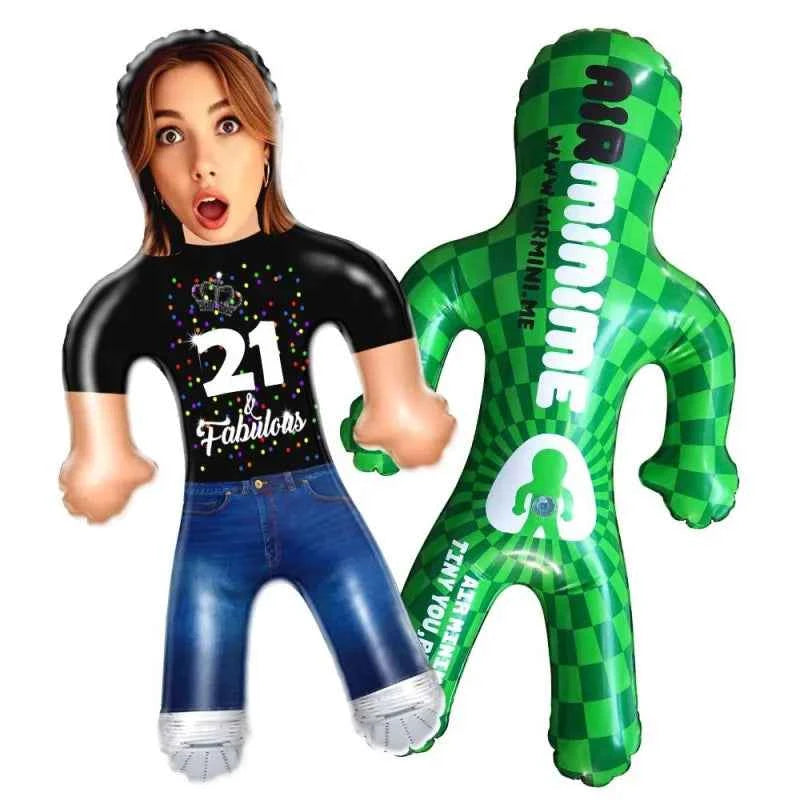 Custom Face Fabulous Blow Up Dolls Funny Inflatable Balloon Custom Air Doll for Party Favors