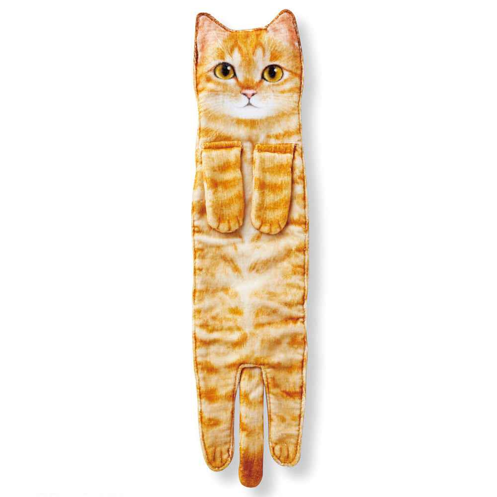 Cute Cat Decor Hanging Face Towels Soft Funny Face Towels Gift for Women Cat Lovers