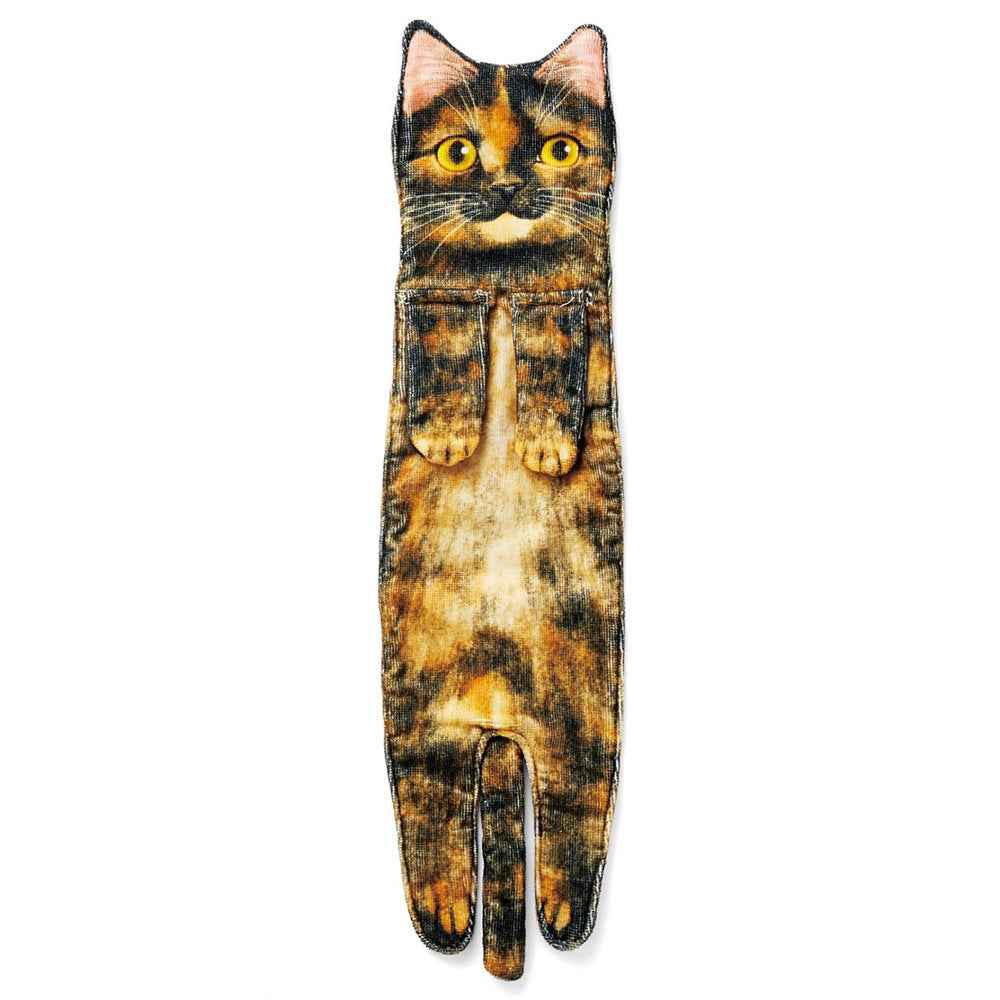 Cute Cat Decor Hanging Face Towels Soft Funny Face Towels Gift for Women Cat Lovers