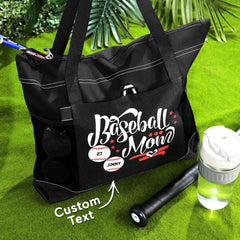 Personalised Baseball & Softball Mum Tote Bag - Unique Gift for Sports Lovers