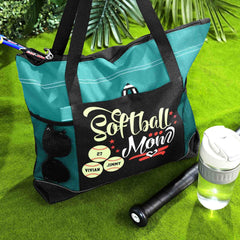Personalised Baseball & Softball Mum Tote Bag - Unique Gift for Sports Lovers