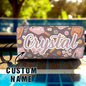 Teen holding a personalised pickleball ball pouch with name customisation — great gift for players and coaches