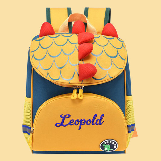 Personalised unicorn backpack with name embroidery on the front – custom school bag for kids in durable nylon