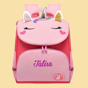 Personalized Name Embroidery Backpack Custom Unicorn Backpack School Bags Gift for Kids