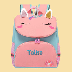 Personalized Name Embroidery Backpack Custom Unicorn Backpack School Bags Gift for Kids