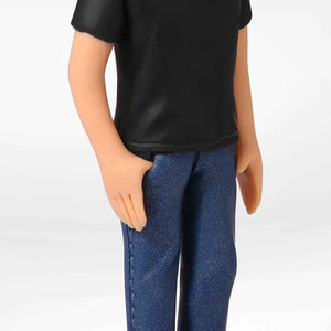 Casual Male in Jeans Custom Bobblehead With Engraved Text