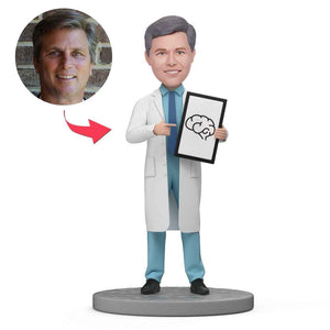 Neurosurgery Custom Face Bobbleheads - Gift For Brain Experts