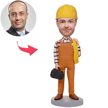 Circuit Engineer Custom Bobbleheads With Engraved Text