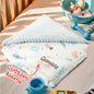 Alternate angle showing the soft drape of the blanket and its breathable cotton fabric.