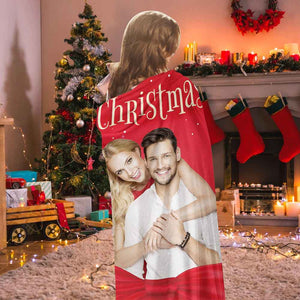 Christmas Blanket Custom Photo Blanket Personalized Christmas Gift