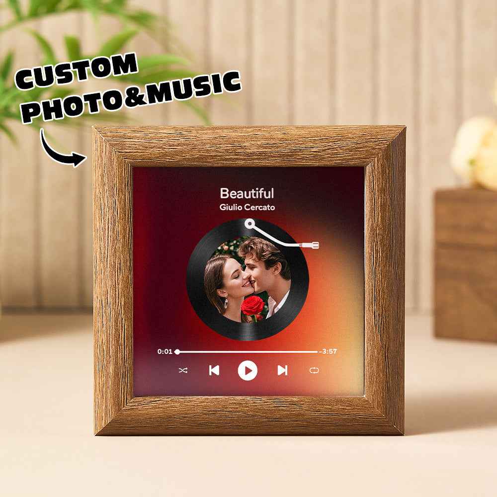 Custom Wooden Music Fridge Magnet Custom Music And Photo Fridge Magnet Can Play Songs Without Phone