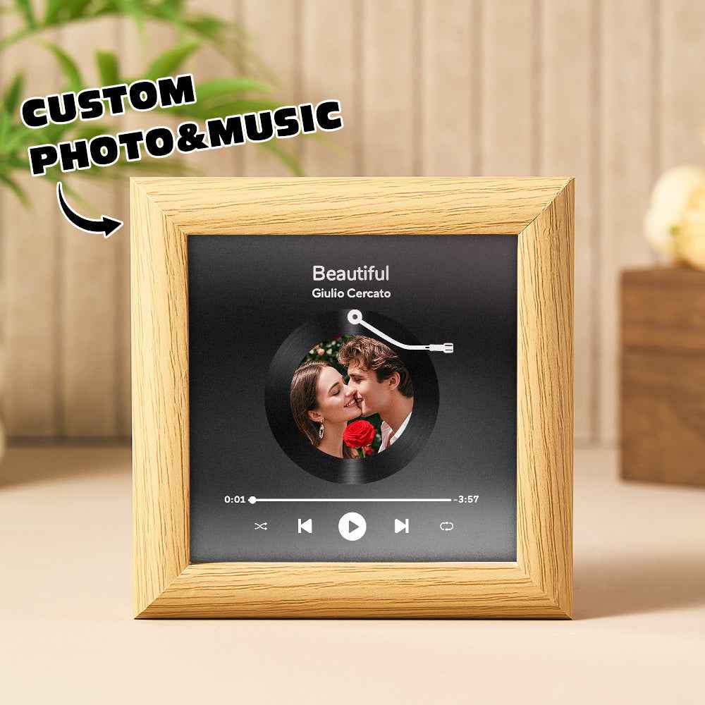 Custom Wooden Music Fridge Magnet Custom Music And Photo Fridge Magnet Can Play Songs Without Phone