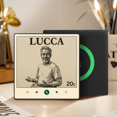 FridgeBeats Framed 4.0 Custom Portrait Music Fridge Magnet - Personalised Photo & Song