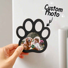 FridgeBeats Framed 4.0 Custom Music Fridge Magnet Personalized Paw Print Song Magnets That Can Play Music Anniversary Gifts Memorial Gifts