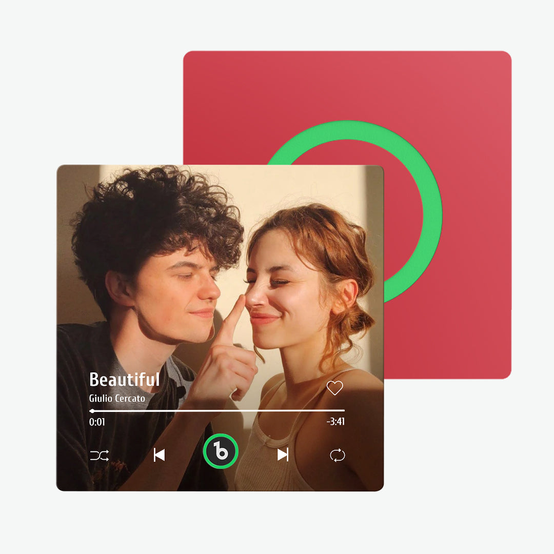 Custom Music Fridge Magnet 4.0 - Personalised Album Photo & Song Player