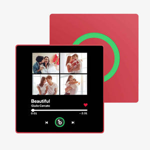 FridgeBeats Framed Custom Music Fridge Magnet 4 Photos with Frame New 4.0 Upgrade Colorful Album Fridge Magnet Gifts for Girlfriend