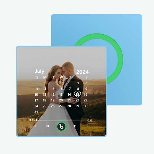Personalised Framed Music Fridge Magnet 4.0 | Custom Photo & Song Gift
