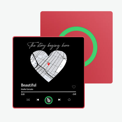 Group of FridgeBeats magnets in different photo designs – unique musical party favours and keepsakes