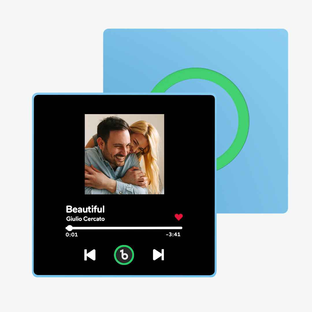 FridgeBeats Framed Custom Music Fridge Magnet New 4.0 Upgrade Colorful Frame Album Fridge Magnet That Can Be Played Song Anniversary Gift