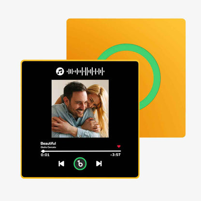 FridgeBeats Framed Custom Photo Music Fridge Magnet with Frame New 4.0 Upgrade Album Fridge Magnet That Can Be Played