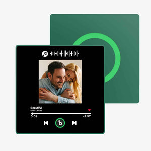 FridgeBeats Framed Custom Photo Music Fridge Magnet with Frame New 4.0 Upgrade Album Fridge Magnet That Can Be Played