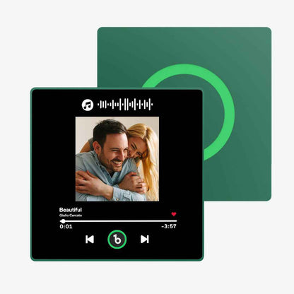FridgeBeats Framed Custom Photo Music Fridge Magnet with Frame New 4.0 Upgrade Album Fridge Magnet That Can Be Played