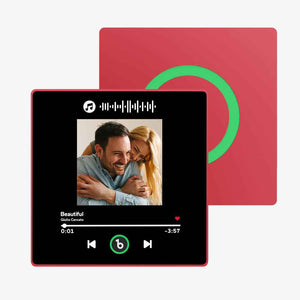 FridgeBeats Framed Custom Photo Music Fridge Magnet with Frame New 4.0 Upgrade Album Fridge Magnet That Can Be Played