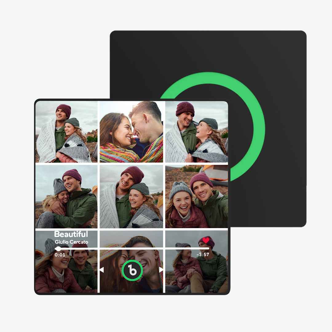 FridgeBeats Framed Custom Music Fridge Magnet New 4.0 Upgrade Wall Photo Sticker That Plays Music Without Cell Phone Multiple Styles Gift