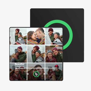 FridgeBeats Framed Custom Music Fridge Magnet New 4.0 Upgrade Wall Photo Sticker That Plays Music Without Cell Phone Multiple Styles Gift