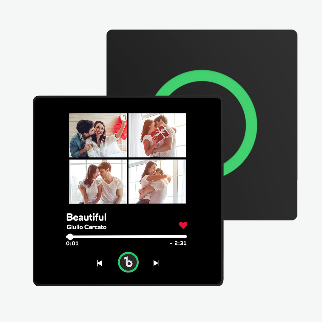 Personalised Framed Music Fridge Magnet - Plays Custom Songs Without Phone | Unique Gift