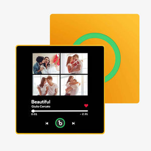 FridgeBeats Framed Custom Music Fridge Magnet 4 Photos with Frame New 4.0 Upgrade Colorful Album Fridge Magnet Gifts for Girlfriend