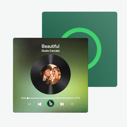 Customisable Frameless Music Fridge Magnet - Personalised Audio Album Gift 4.0 Upgrade